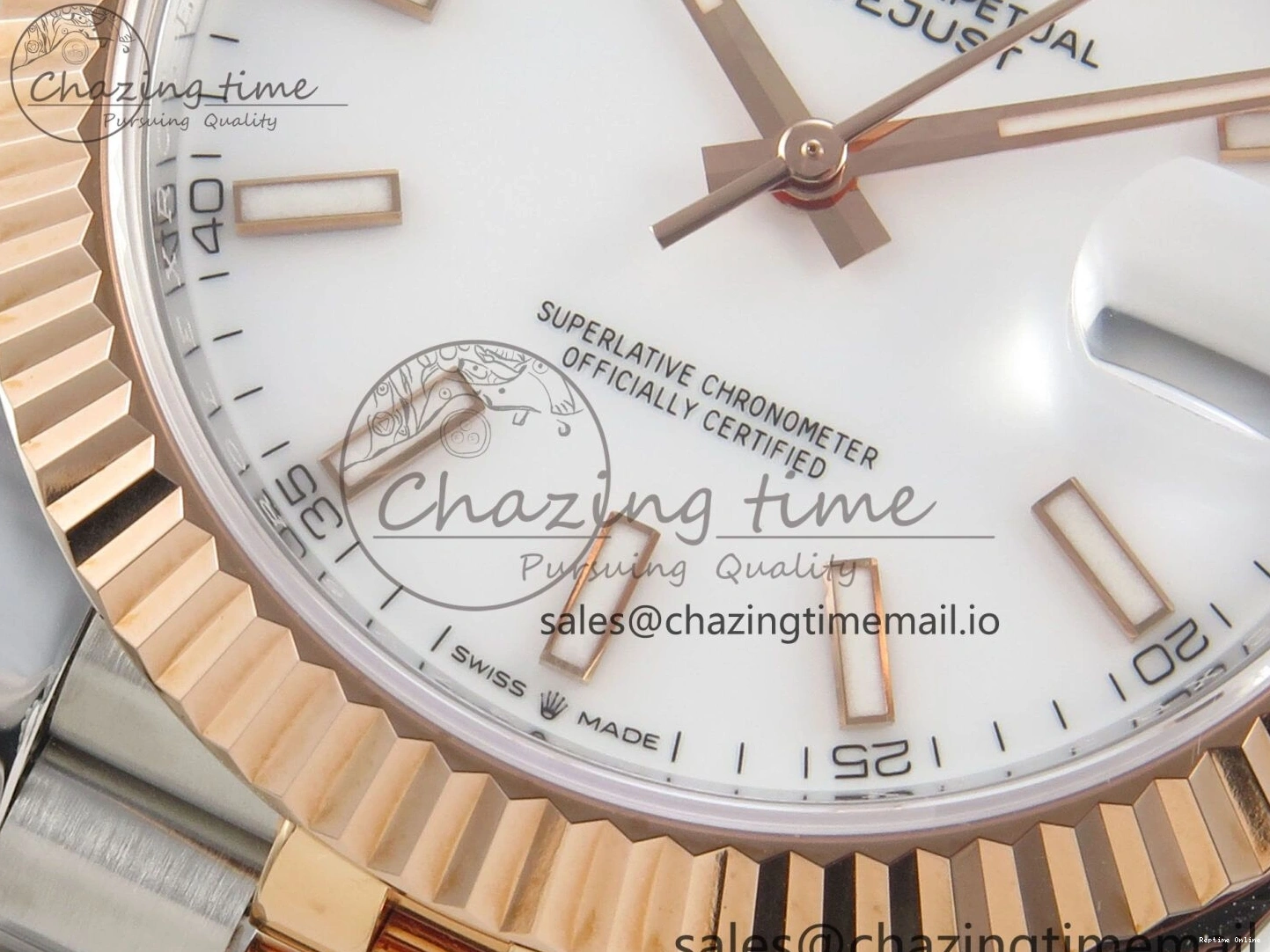 0520 DateJust 41 126331 SS RG ARF 1:1 Best Edition White Stick Dial on Jubilee Bracelet SH3235 (Weighted) StreetReady 199